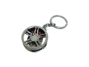 Брелок колесо (хром)