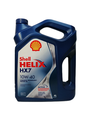 Масло моторное Shell HX7 10w40 (4л) (п/с)