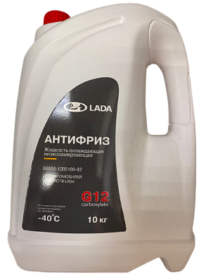 Антифриз красный LADA G12 carboxylate (10кг)