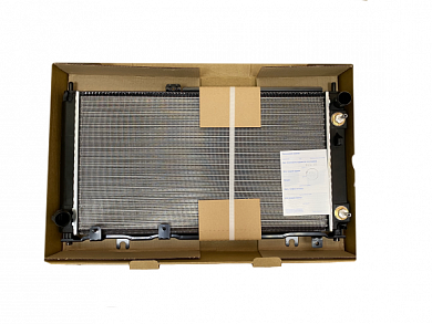 Радиатор охлаждения 2190-2192 с конд. под АКПП Luzar (алюм.)