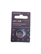 Элемент питания CR2032 (литиевая дисковая батарейка)  LECAR (1 шт)